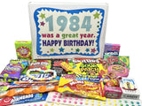 RETRO CANDY YUM ~ 1984 42nd Birthday Gift Box of Nostalgic Candy from Childhood for 42 Year Old Man or Woman Born 1984