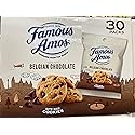 Famous Amos Belgian Chocolate Chip Cookies, Box of 30-1 oz Single Packs