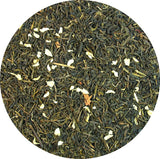 Greenhilltea Premium Bulk Tea, Organic Jasmine Green Tea loose leaf Tea- 4 Oz Bag