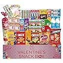 Valentine’s Snack Box College Care Package (45 Count) Fun Romantic Gift Idea Assortment Cookies Chips Snacks Variety Pack Boyfriend Girlfriend Kids