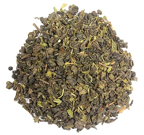 Nelson's Tea - Gunpowder Spearmint - Green tea, spearmint leaves, and natural flavoring (4 oz)