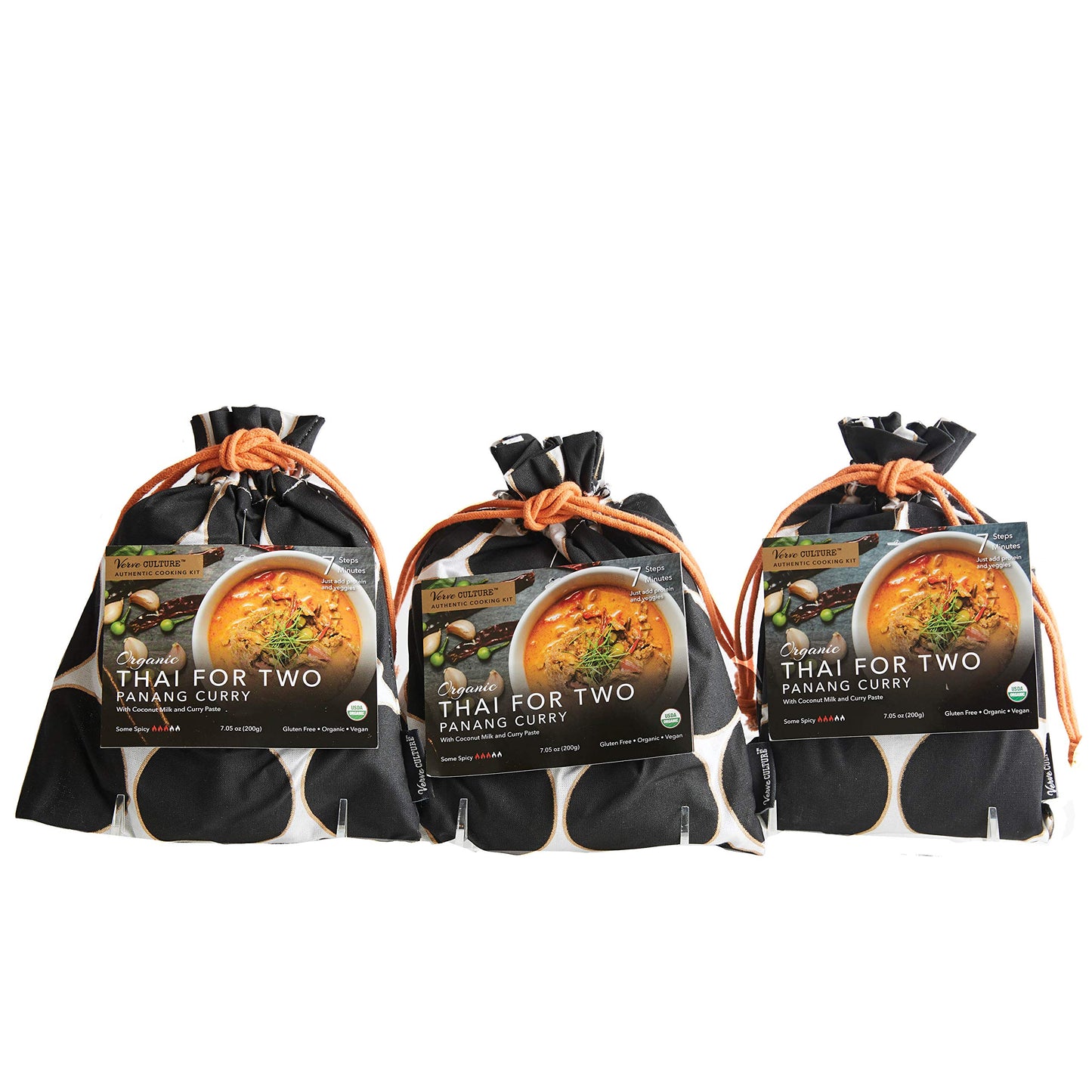 Thai for Two Cooking Kit by Verve CULTURE | USDA-Organic Panang Curry Cooking Kit | Authentic Thai Cuisine | Unique Cooking Gift Set | Vegan