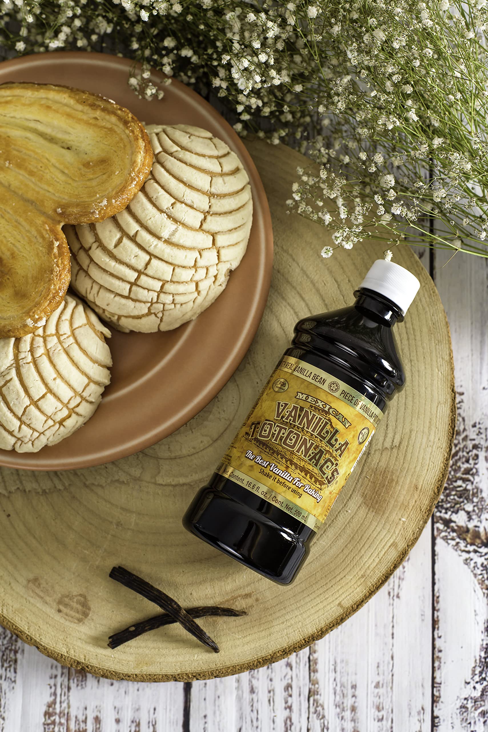 Mexican Vanilla Totonac’s - 16.6 Oz (500 mL) Bottle - Pure Vanilla Extract