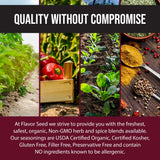 Organic Italian Seasoning, The Godfather by Flavor Seed, Mediterranean Blend of Herbs and Spices for Pasta Salad, Tomato Sauces, Pizza Toppings