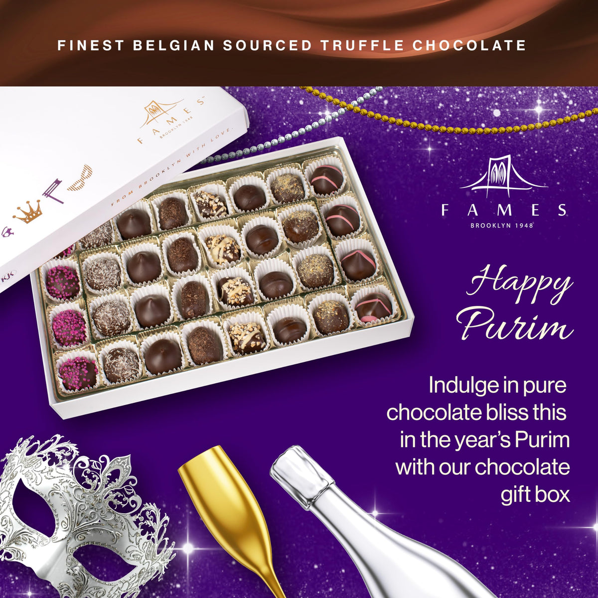 Kosher Purim Shaloch Manos Chocolates - Kosher Purim Shaloch Manos Chocolates: Parve Gourmet Delights for Mishloach Manot - Corporate Kosher Gifts