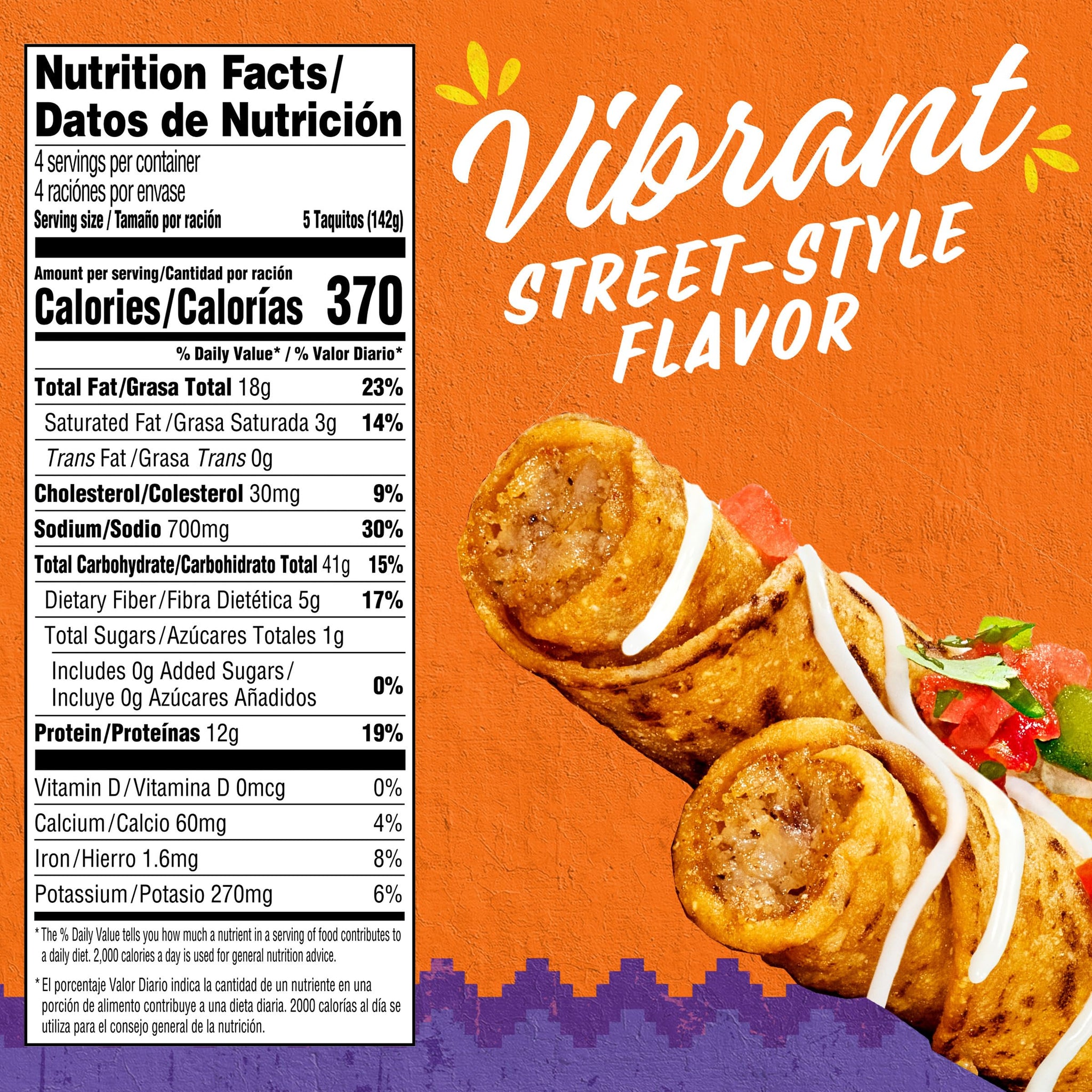 Delimex White Meat Chicken Taquitos Frozen Snacks, 20 ct Box