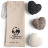 Big Heart Reusable Handmade Wool Dryer Balls for Laundry 3-Pack XL, Wool Balls Replaces Dryer Sheets and Shorten Drying Time.