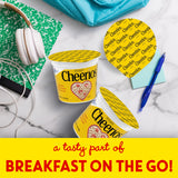 Cheerios Breakfast Cereal Cup, Gluten Free, Single Serve Cereal, 1.3 oz (Pack of 12)