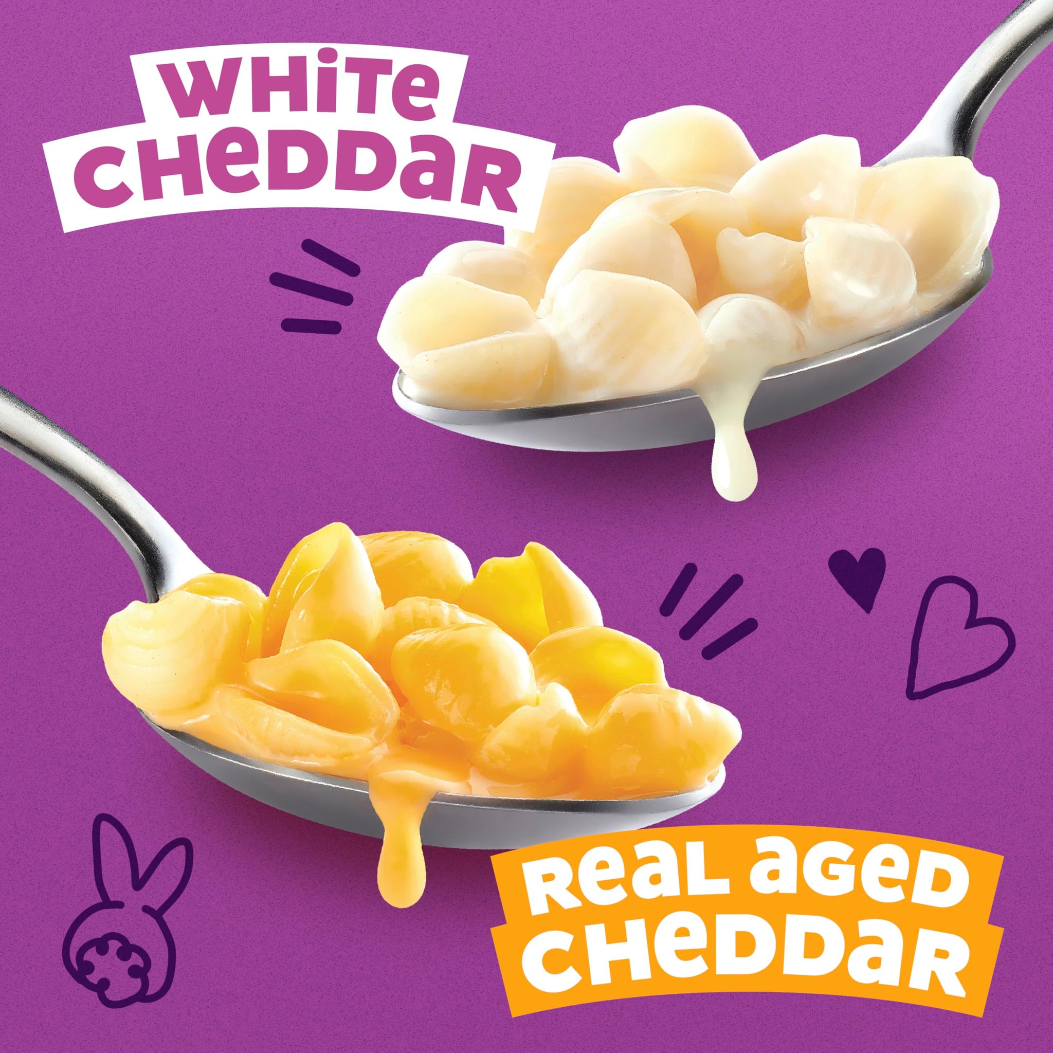 Annie's Organic Macaroni and Cheese Variety Pack, Shells & White Cheddar and Shells & Real Aged Cheddar, 6 oz (Pack of 12)