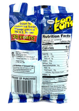 Eiffel Blue Raspberry Bon Bons Chewy Candy, 4 oz Bags in a BlackTie Box (Pack of 12)