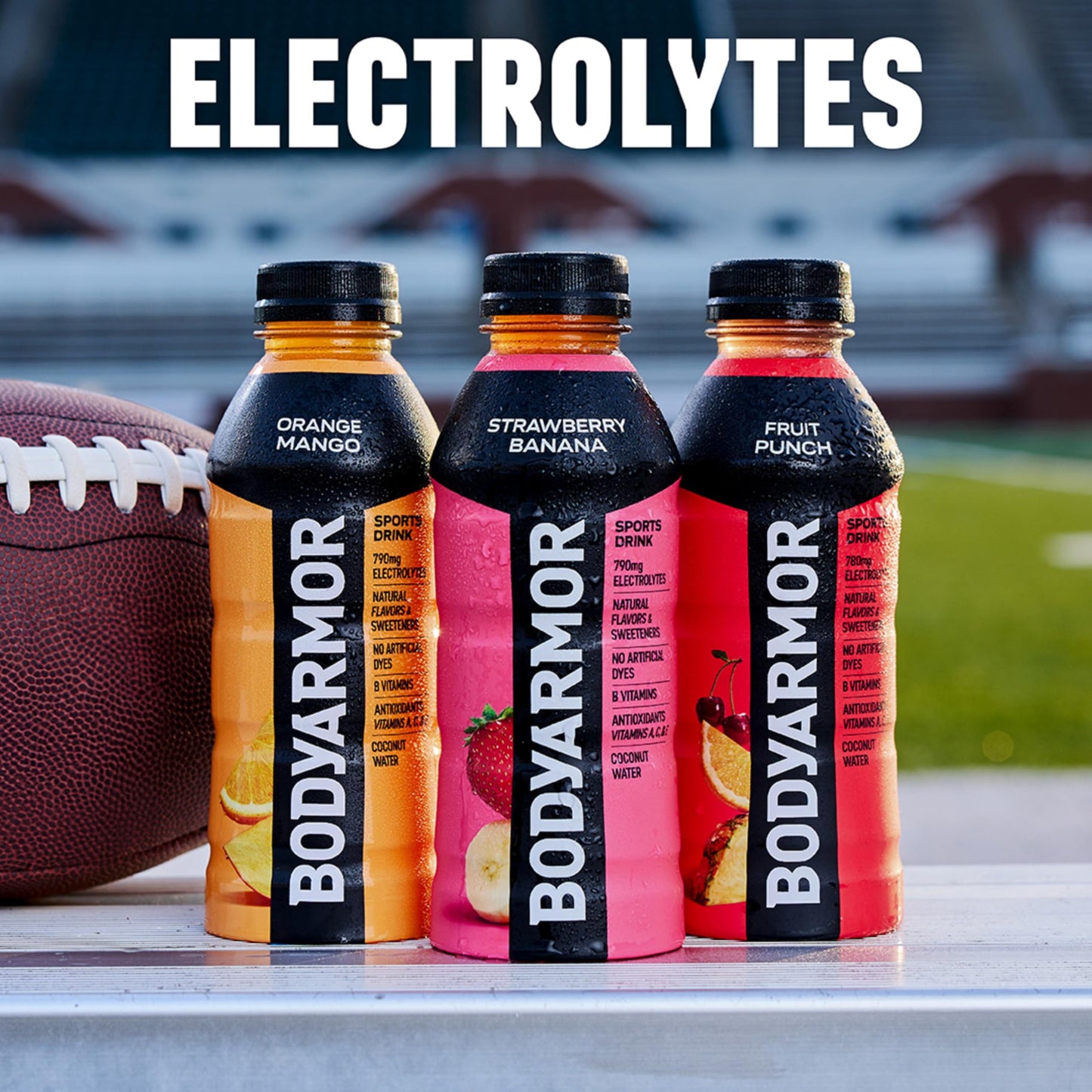 BODYARMOR Sports Drink, Pineapple Coconut, Electrolyte Drink Hydration, 16 Fl Oz Bottles (12 Pack), Flavored Coconut Water with B Vitamins