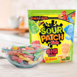 SOUR PATCH KIDS Big Kids Soft & Chewy Gummy Candy, Bulk Candy, Family Size, 1.7 lb