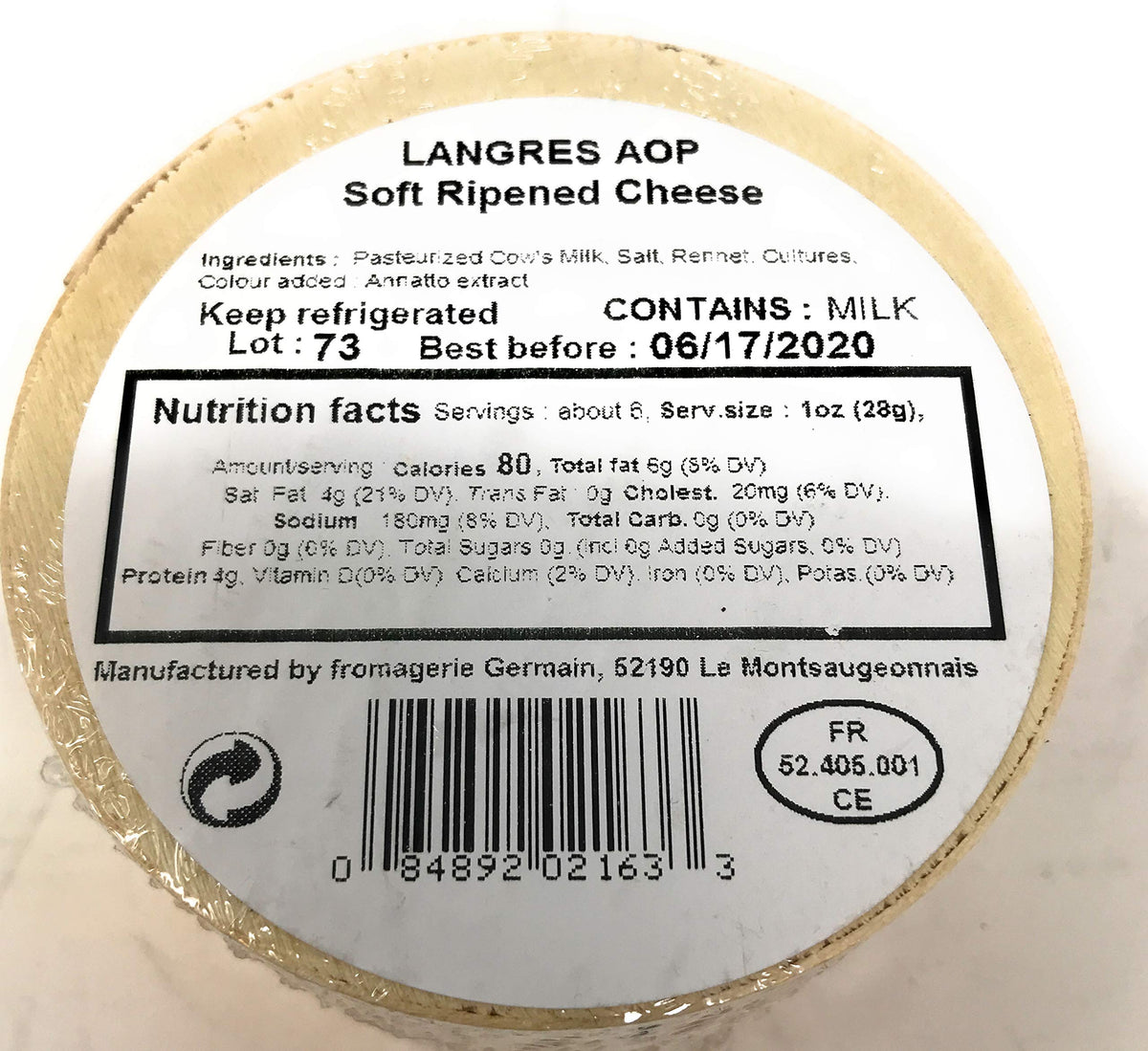 Germain Langres, 6 OZ