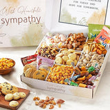 Broadway Basketeers Sympathy Gift Baskets Snack & Sweets Gifts for Condolences Bereavement for Loss of Loved One, Kosher Shiva Sorry for Your Loss