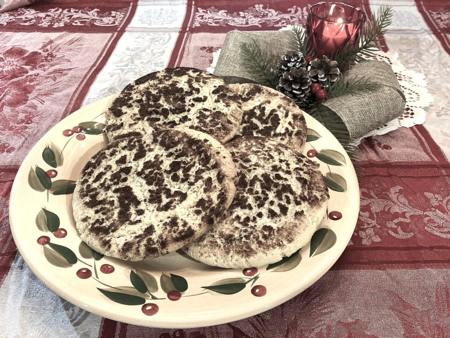Snickerdoodle Cookie! 3 Large 5 inch Homemade Cookies!