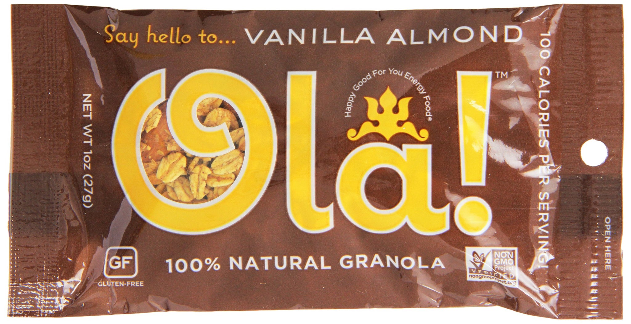 Ola Granola, Vanilla Almond, 1 Ounce (Pack of 9)