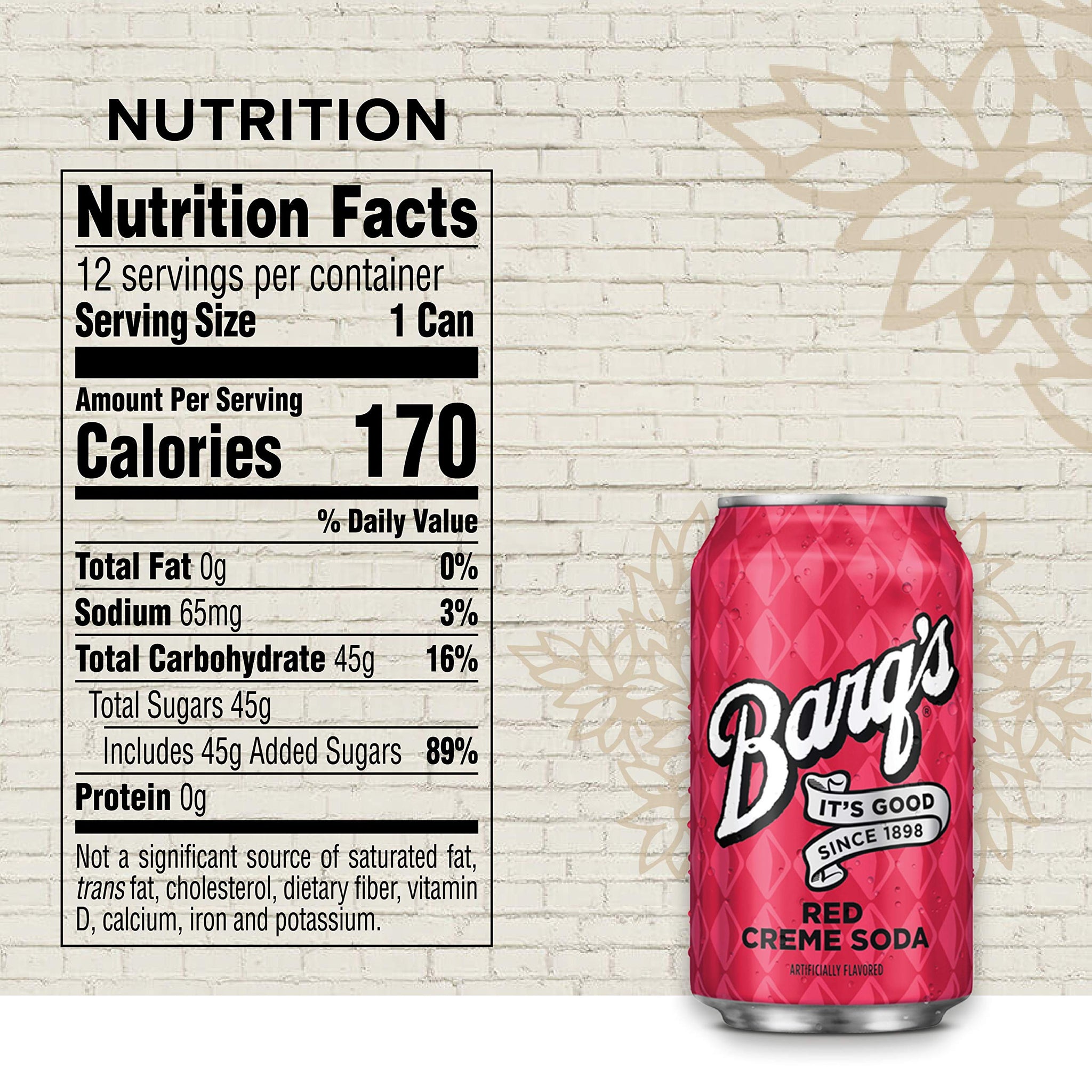 Barq's Red Creme Soda Soft Drink, 12 Fl Oz, 36 Pack, Red Creme, 12 Fl Oz () , 12 Fl Oz (Pack of 1)