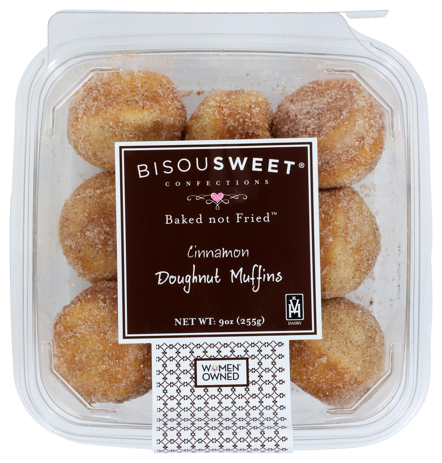 Bisousweet Confections Cinnamon Doughnut Muffins, 9 OZ