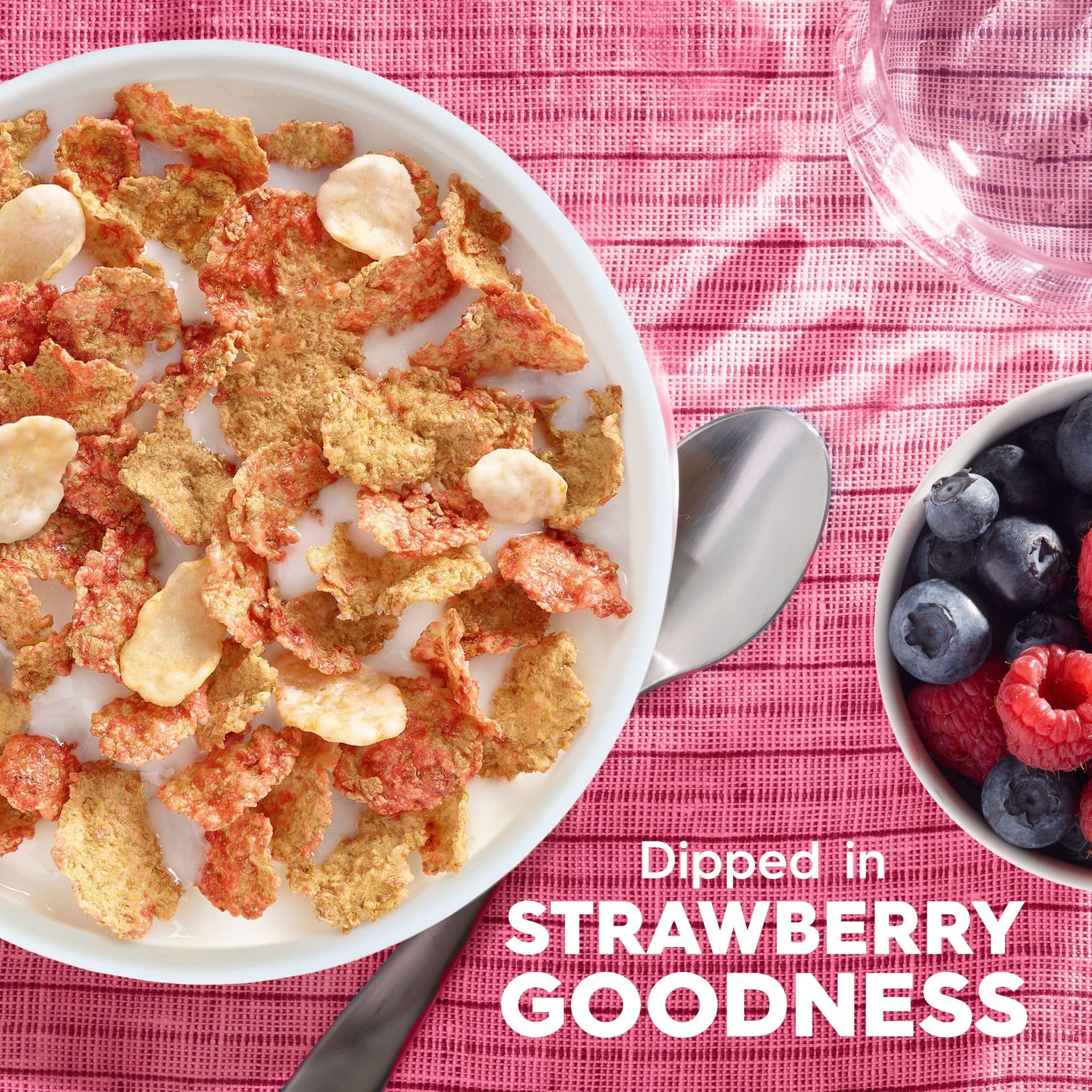 Special K Cold Breakfast Cereal, 11 Vitamins and Minerals, Anytime Snacks, Strawberry Cheesecake, 12.6oz Box (1 Box)