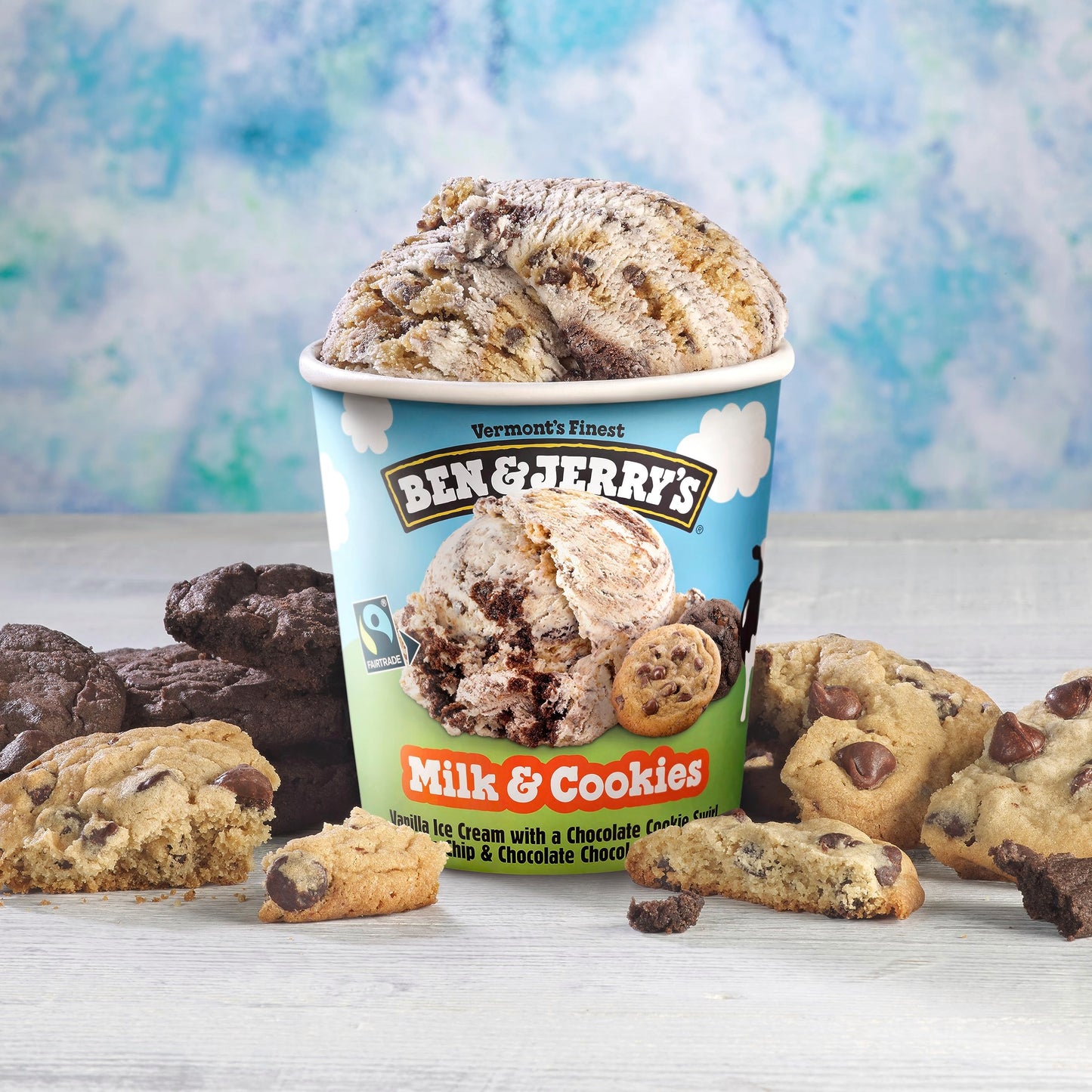 Ben & Jerry's Ice Cream Milk and Cookies 16 oz