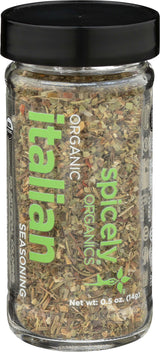 Spicely Organic Italian Seasoning - Glass Jar - Gluten Free - Non Gmo - Vegan - Kosher