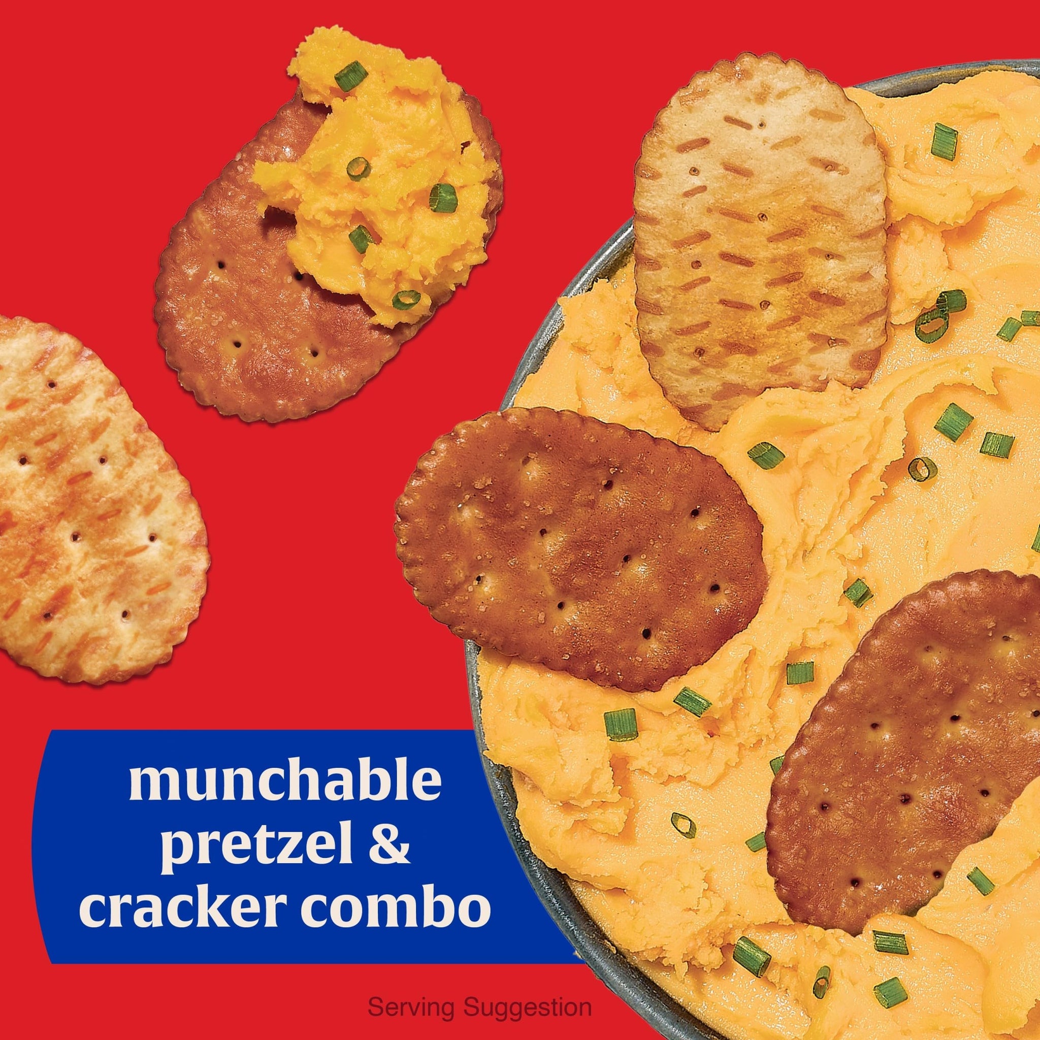 Town House FlipSides Oven Baked Crackers, Original, Salty Snacks, 9.2oz Box (1 Box)
