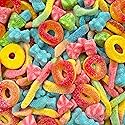 Gummy Candy Mix | 2-Pound Bag | Sweet & Sour Gummies for Candy Buffets, Dessert Decorating & Snacking | Peach Rings, Watermelon Slices, Worms, Bears |