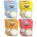 Miracle Noodle Ready to Eat Variety Pack, 7 Oz (Pack of 8), Angel Hair, Fettuccine, Spaghetti & Rice, Plant Based Shirataki Konjac Noodles, 5