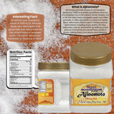 Rani Ajinomoto (Chinese Salt) 26.3oz (1.65lbs) 750g PET Jar ~ Umami Seasoning, Perfect for stir-frying, roasting, soups, salads & dressings | Gluten