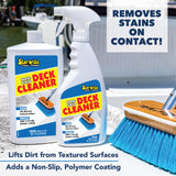 STAR BRITE Non-Skid Deck Cleaner & Protectant - Ultimate Boat Deck Wash - Protects Against Future Stains & UV - Ideal for Fiberglass, Vinyl, Plastic