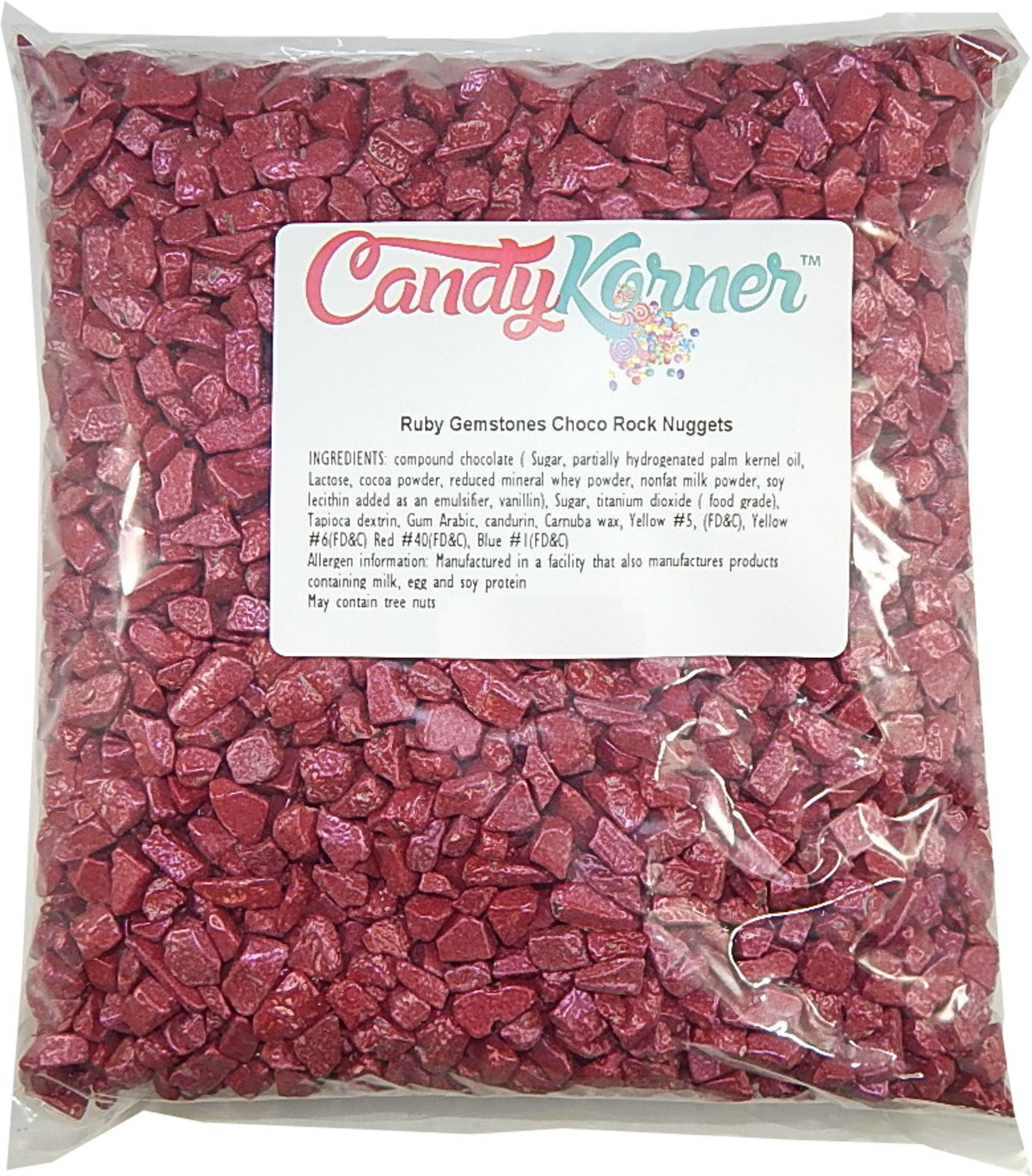 Choco Rocks - Ruby Red Gemstones Chocorocks 5 Pound ( 80 OZ )