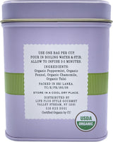 Organic Sleep Blend Herbal Tea - 50 Packets - Natural Chamomile, Peppermint, Fennel And Tulsi Teabags - USDA Certified 100% Non-GMO - Decaffeinated