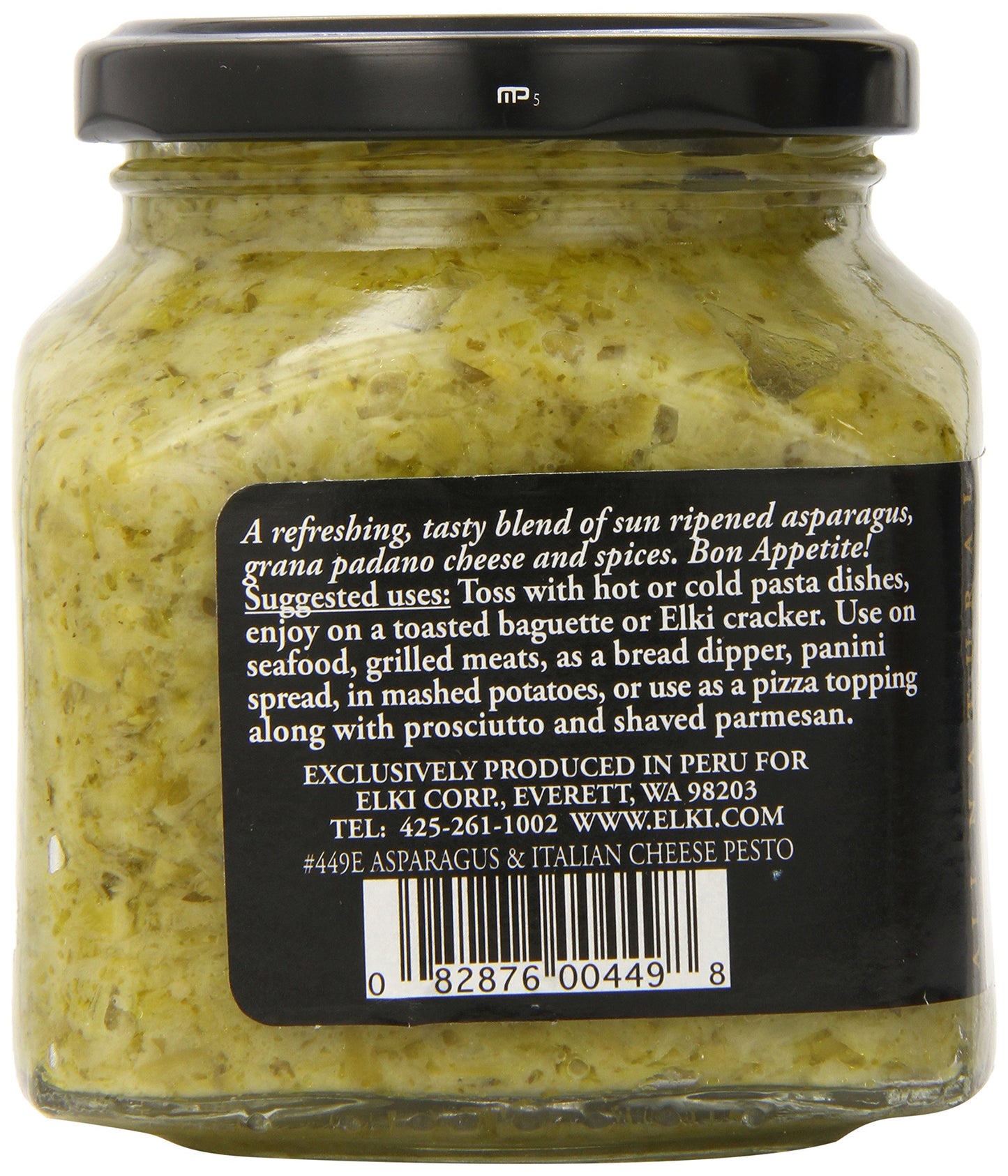 Elki's Gourmet Asparagus and Italian Cheese Pesto, 9.9 Ounce