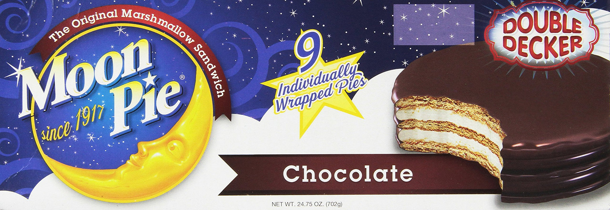Moon Pie The Original Marshmallow Sandwich Chocolate, 24.75 Ounce