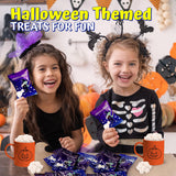 4E's Novelty 24 Pack Halloween Mini Marshmallows Indvidually Wrapped Vanilla Flavor - Halloweens Candy for Kids in Bulk, Snacks for Trick or Treat, 17