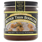 Better Than Bouillon Premium Mushroom Base, Made from Seasoned & Concentrated Mushrooms, Makes 9.5 Quarts of Broth, 38 Servings, 8 OZ (Pack of 1)