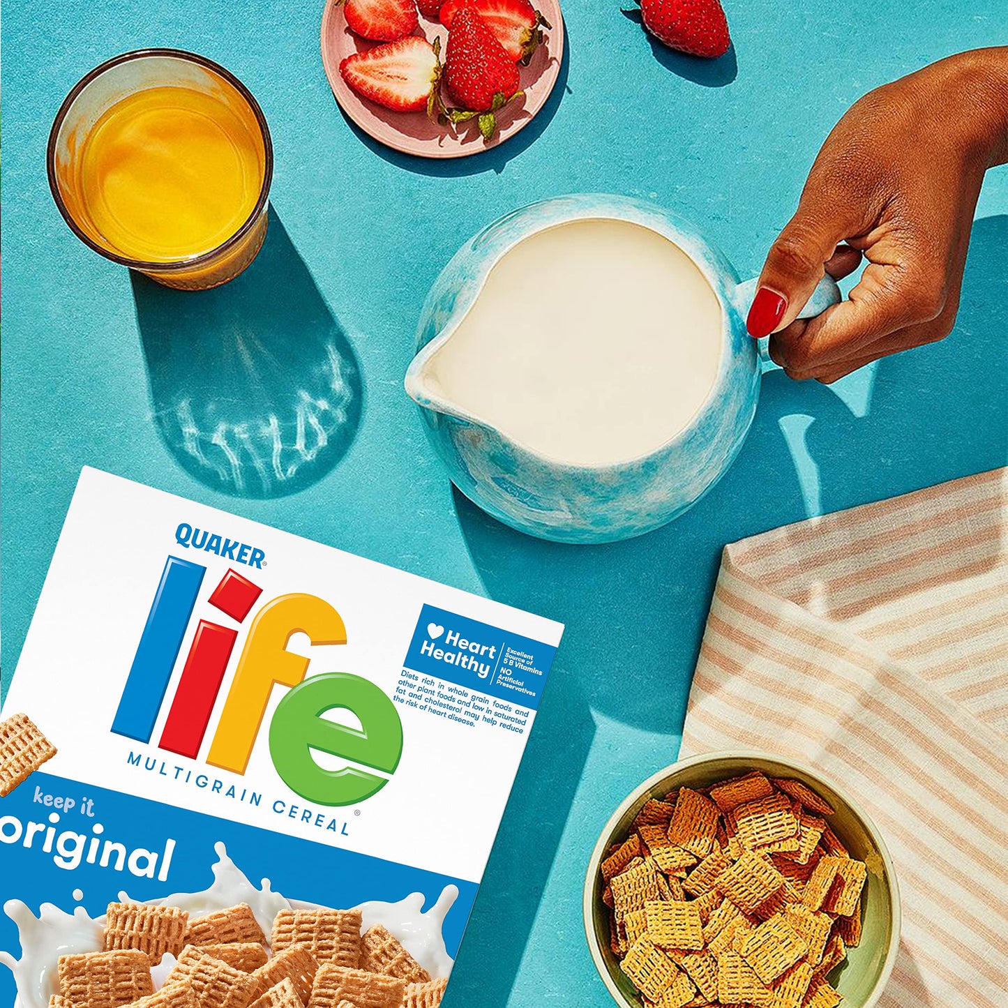 Quaker Life Breakfast Cereal, Original, 13oz Boxes (3 Pack)