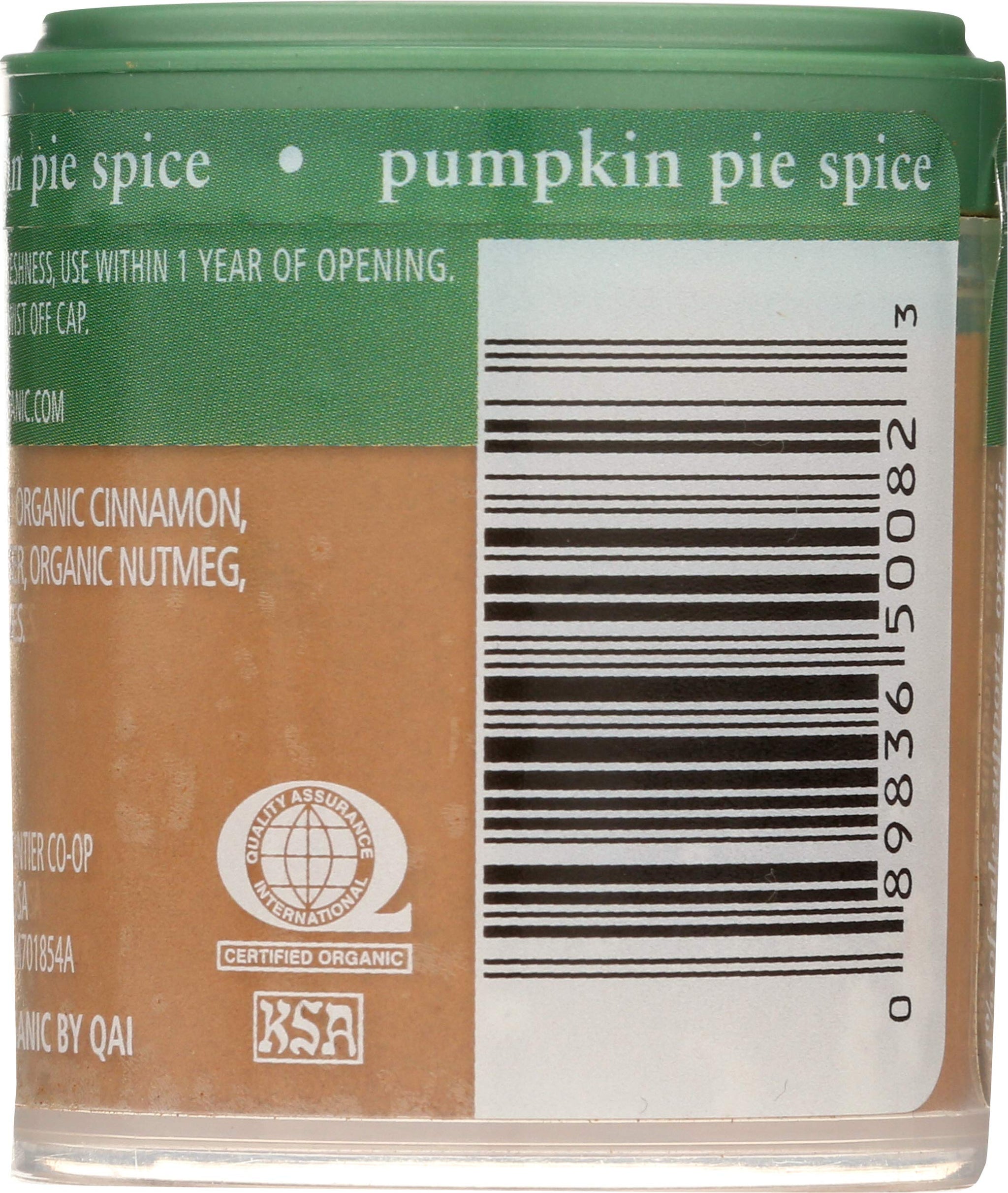 Simply Organic Mini Pumpkin Pie Spc Org