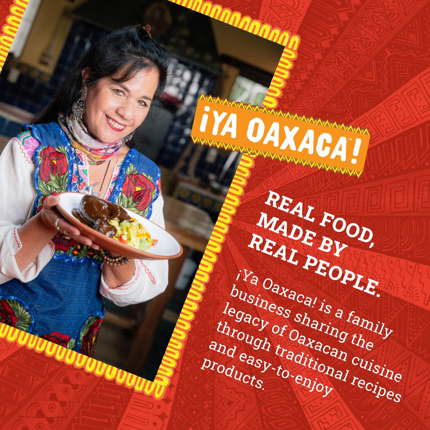 Ya Oaxaca - Mole Sauce - Coloradito - Mild Spice - Blend of Smoked & Dried Chiles, Spices, & House Made Chocolate - Vegan, Gluten Free - Great on