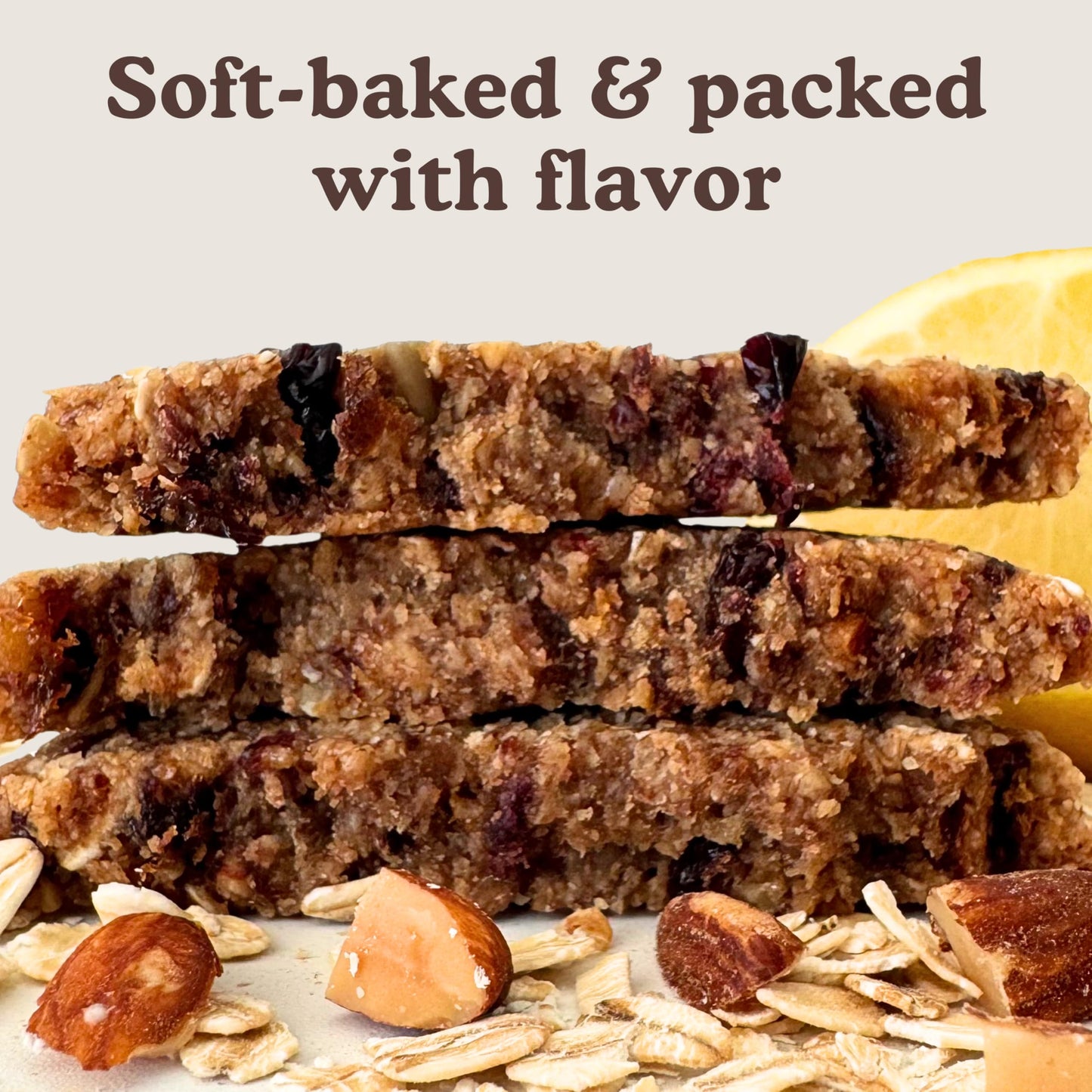 Earnest Eats Breakfast Rounds, Lemon Sunshine - 5g Protein, Soft-Baked with Whole Oats & Almond Butter, Gluten-Free & Non-GMO Breakfast Bars (14