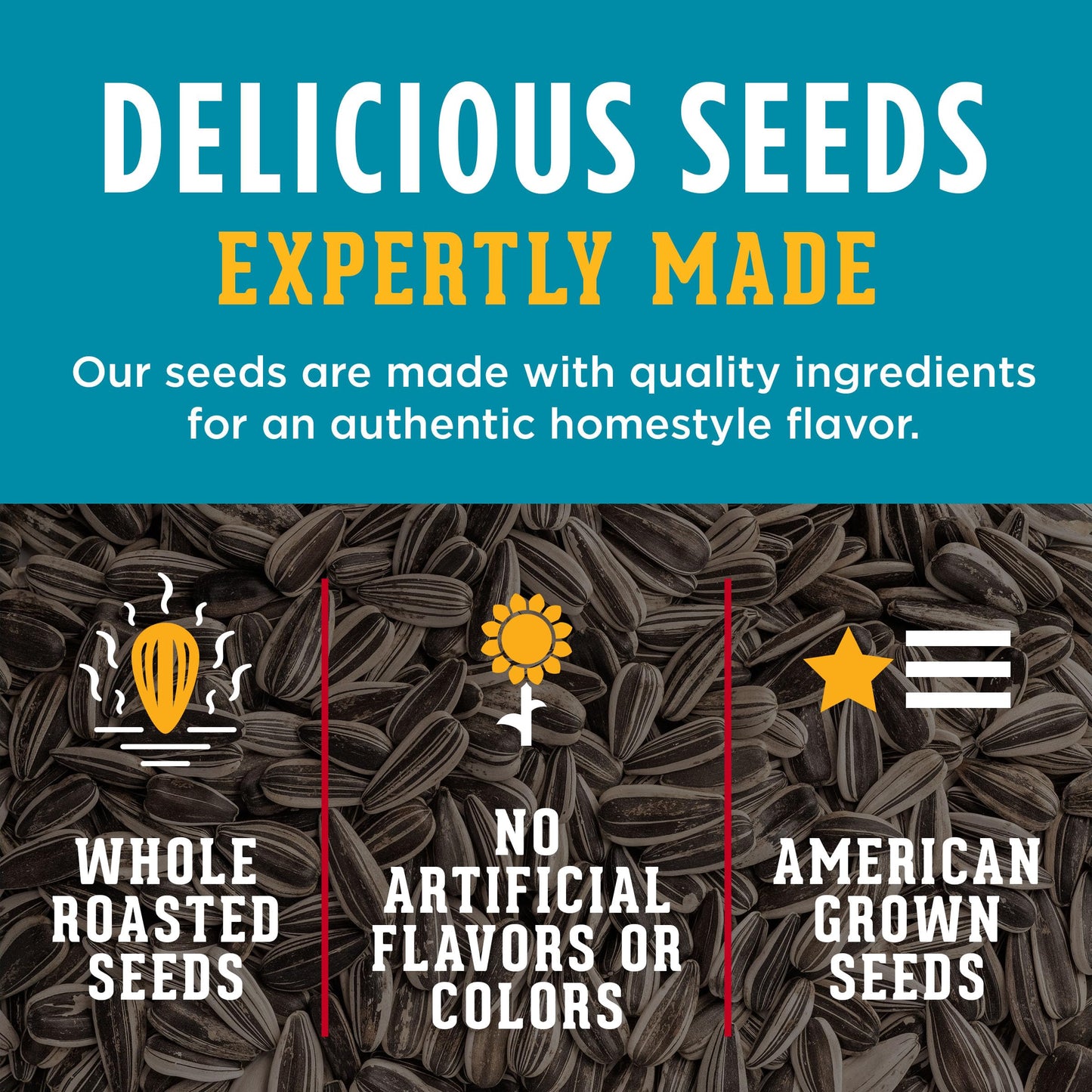 DAVID SEEDS Roasted and Salted Ranch Jumbo Sunflower Seeds, Keto Friendly, 5.25 oz, 12 Pack