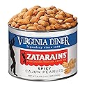Virginia Diner Zatarain's Spicy Cajun Peanuts - Gourmet Cajun Peanuts Non-GMO, Preservative Free Gifts from Virginia Since 1929-18 Oz Can