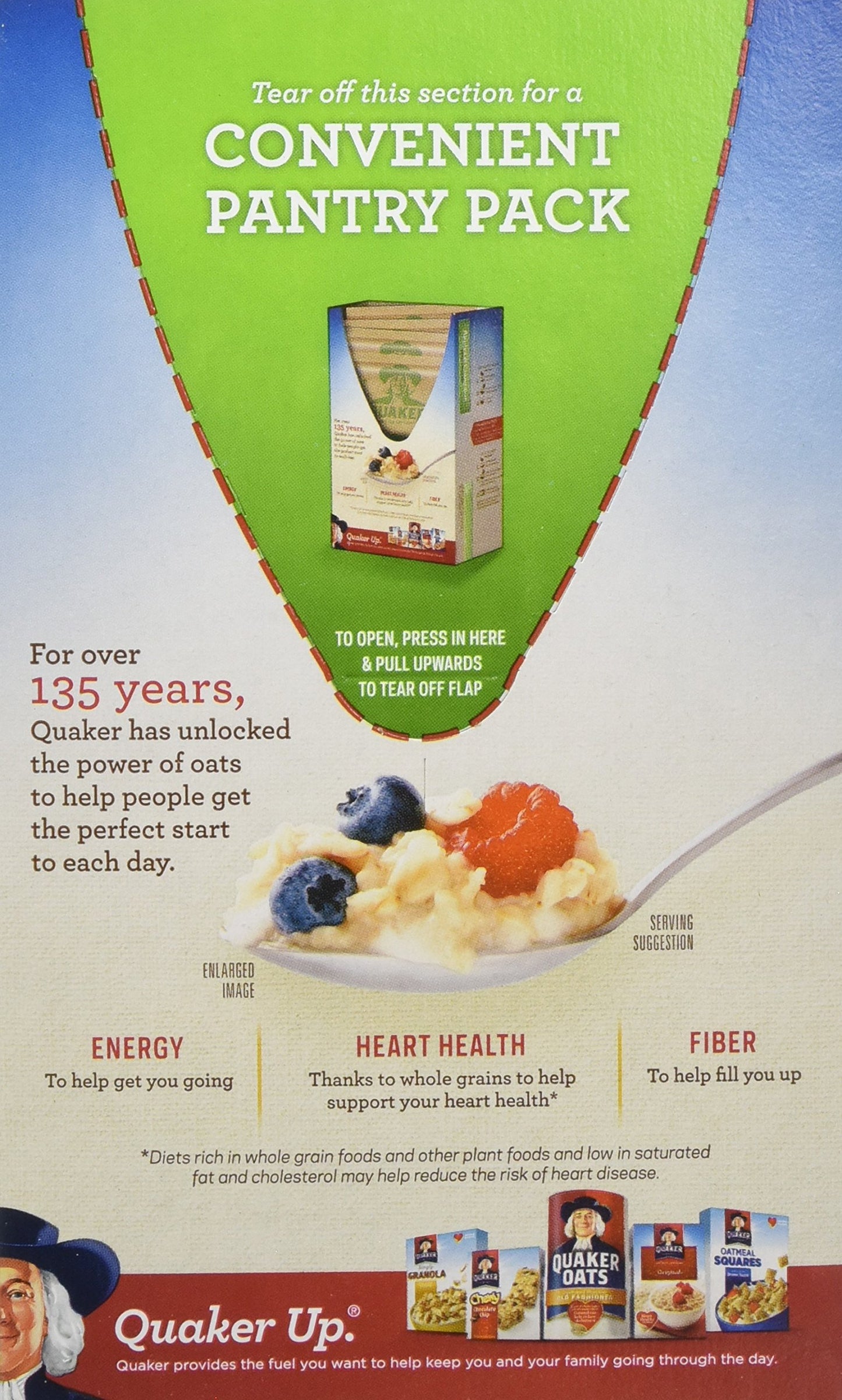 Quaker Instant Oatmeal, Apples & Cinnamon, Breakfast Cereal, 15.1 Ounce, (Pack of 4)