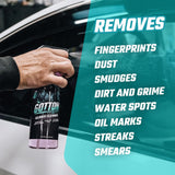 Gottom Glass Cleaner - 128oz, Ammonia Free, Streak-Free Window & Glass Cleaner, Safe on Tint - Perfect for Mirrors, Windows, & Glass Surfaces