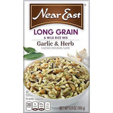 Near East Long Grain & Wild Rice Mix, Garlic & Herb, 5.9oz Box