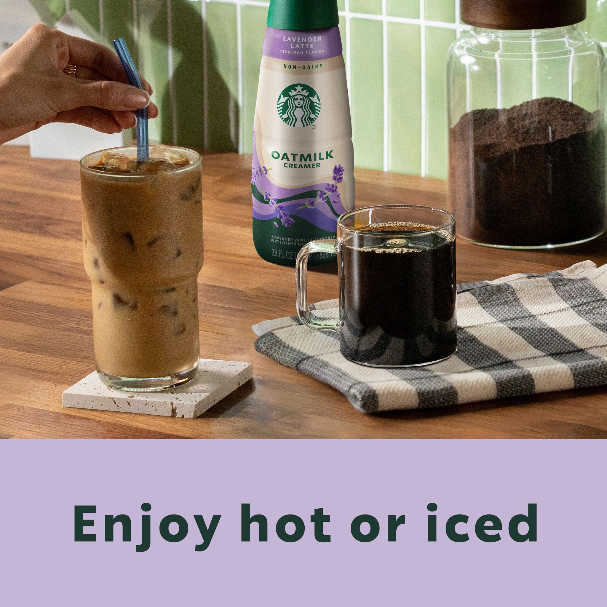 Starbucks K-Cup Coffee Pods, Flavored Hot or Iced Coffee, Vanilla Lavender, 10 Keurig Pods