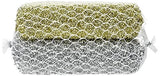 EZ Brite Deluxe Non-Scratch Multi-Surface Scrubber Set, Silver/Gold, 2-Pack