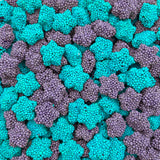 Crunchy Gummy Candy - 1.5 Pound Bag - Chewy Gummy Stars Candy with Crispy Shell - Space Candies in Berry Flavors by Cosmo Clusters for Party Favors