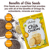 Audrey's Chia Cookies - (Lemon, 3 Pack), Natural, Antioxidants, Omega-3's, Non-GMO