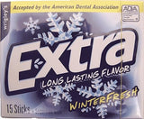Wrigley's Extra Sugar-Free Gum, Winterfresh, 15 ct